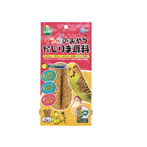マルカン インコのおやつ かじりま専科 2本入(専用クリップ付) FC75319-MB-305-イメージ1