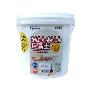 フジワラ化学 簡単安心珪藻土 10kg ホワイト FCF005A-イメージ1