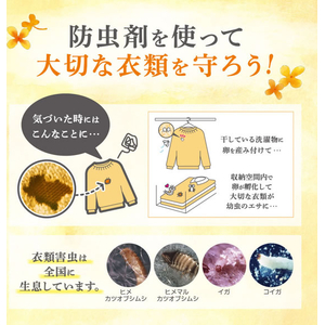 白元アース ミセスロイド クローゼット・洋服ダンス用 4個 1年 金木犀 FC440PX-イメージ6