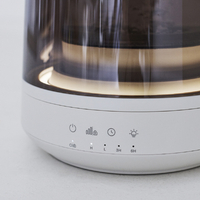 CORED CRD-SH01 ガラススチーム加湿器 ホワイト|エディオン公式通販