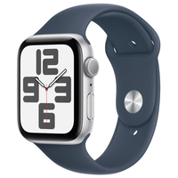 Apple Apple Watch SE(GPSモデル)- 44mm シルバーアルミニウムケースとストームブルースポーツバンド - S/M MREC3JA