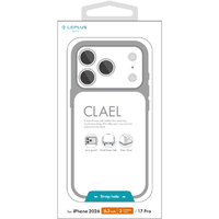 MSソリューションズ iPhone 18 Pro用「CLAEL」ライトグレー LN-IP26CLALGY