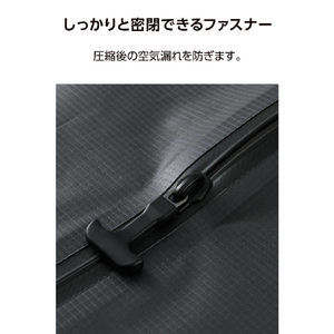 エレコム バキューム圧縮バッグM ブラック BMA-TRCS02MBK-イメージ5