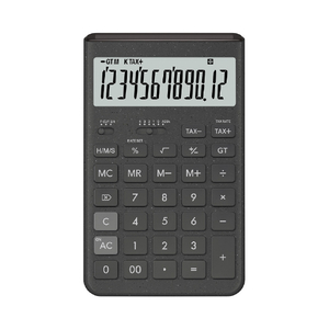 カシオ デザイン電卓 Comfyジャスト型 ダークグレー JT-200T-GY-N-イメージ2