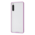 レイアウト Xperia 10 IV用マットハイブリッドケース SHEER シアーホワイト/ラベンダー RT-RXP10M4BS4/WLD