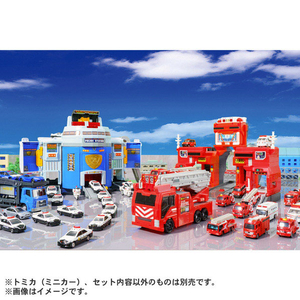 タカラトミー トミカ 変形出動ビッグファイヤーコマンドステーション ﾋﾞﾂｸﾞﾌｱｲﾔ-ｺﾏﾝﾄﾞｽﾃ-ｼﾖﾝ-イメージ13