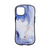 Hamee iPhone 14用ハイブリッドケース IFACE MARBLE クラウドブルー 41-949108-イメージ1