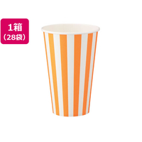 東罐興業 紙コップ ストライプ 360ml 50個 28袋 FCV2423-31-260-119