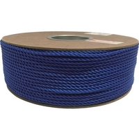 ユタカメイク ポリエチレンロープドラム巻 4mm×200m ブルー FC945HS-7947810