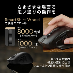 ASUS ProArt Mouse MD301 ブラックエアロライト MD301 MOUSE/BK-イメージ12