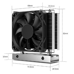 JIUSHARK 60mmファン搭載大型M．2 SSDヒートシンク シルバー M2-THREE-イメージ5