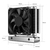 JIUSHARK 60mmファン搭載大型M．2 SSDヒートシンク シルバー M2-THREE-イメージ5