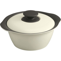 アイリスオーヤマ 無加水鍋 20cm ディープアイボリー FC030PJ-MKS-20