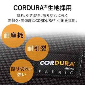 エレコム CORDURAマウスパッド ブラック MP-CD01BK-イメージ3