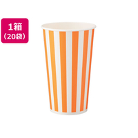 東罐興業 紙コップ ストライプ 545ml 25個 20袋 FCV2424-31-257-095
