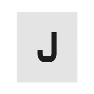 アイマーク ステンシル J 文字サイズ150×95mm FC647JF-8186125-イメージ1