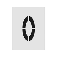 アイマーク ステンシル O 文字サイズ250×125mm FC499JB-8186162