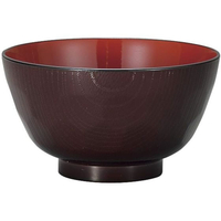 宮本産業 汁椀 ハツリ亀甲 溜 FC700YN