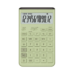 カシオ デザイン電卓 Comfyジャスト型 グレイッシュグリーン JT-200T-GN-N-イメージ2