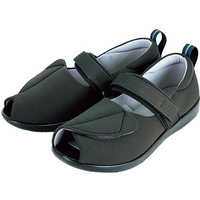 プラスハート 転びにくいシューズ(つま先無) 3L クロ FCG759B-25-5741-0006