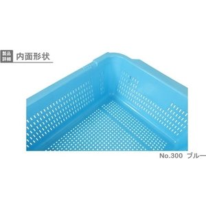 岐阜プラスチック工業 プラスケットNo.300本体 28L ブルー 金具なし 青 FC381GY-4460766-イメージ6