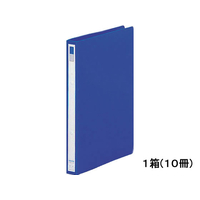 リヒトラブ リングファイル(カドロック&ツイストリング)A4-S 青 10冊 1箱(10冊) F881872-F-867U-8