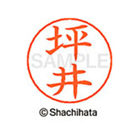 シヤチハタ ネームペン用ネーム シルバー 既製 坪井 FC47241-X-GPS-1470