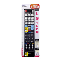 エルパ テレビリモコン(LG テレビ用) 黒 RC-TV019LG