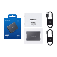 Samsung MU-PC1T0T-IT/A 外付けSSD USB-C+USB-A接続 1TB T7