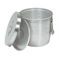 オオイ金属 アルマイト 中蓋式 二重食缶 237A 15L 直径320 FC856LY-8698900