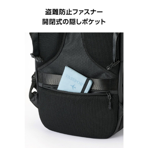 エレコム シューズ収納トラベルバックパックL ブラック BM-BPTR01BK-イメージ5