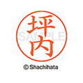 シヤチハタ ネームペン用ネーム シルバー 既製 坪内 FC47242-X-GPS-1471