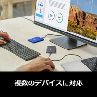 Samsung MU-PC2T0T-IT/A 外付けSSD USB-C+USB-A接続 2TB T7