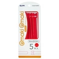 エルパ マジックバンド(5本入) makimaki レッド TUH-MT150(RE)