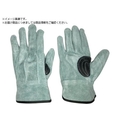 おたふく手袋 おたふく/オイル床革手袋 我天 銀アテ付き L K-495-L FC070ZJ-2509385