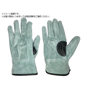 おたふく手袋 おたふく/オイル床革手袋 我天 銀アテ付き L K-495-L FC070ZJ-2509385-イメージ1