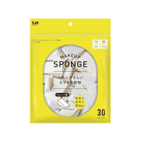 貝印 ファンデーションスポンジ バリュー(SBR)ウェッジ 30P FCE629A-KQ3301