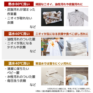 サンコー 2．8kg温水/熱水洗濯機 ニオイウォッシュ MHTWSHSWH-イメージ7