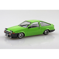 アオシマ 1/32 トヨタ スプリンタートレノ カスタム(グリーン) 楽プラ スナップキット No.11CU-GN Aﾗｸﾌﾟﾗ11CUGNﾄﾚﾉCｸﾞﾘ-ﾝ