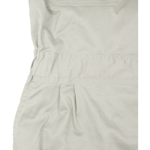 カジメイク Ｔ／Ｃ長袖つなぎ服　アイスホワイト　Ｍ 6609-02-M-イメージ2
