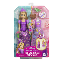 マテル ディズニープリンセス パチッ!とおきがえラプンツェル Dﾌﾟﾘﾝｾｽﾊﾟﾁﾂﾄｵｷｶﾞｴﾗﾌﾟﾝﾂｴﾙ
