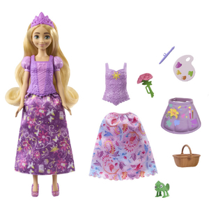 マテル ディズニープリンセス パチッ!とおきがえラプンツェル Dﾌﾟﾘﾝｾｽﾊﾟﾁﾂﾄｵｷｶﾞｴﾗﾌﾟﾝﾂｴﾙ-イメージ3