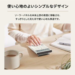 カシオ デザイン電卓 Comfyジャスト型 グレイッシュブルー JT-200T-BU-N-イメージ8