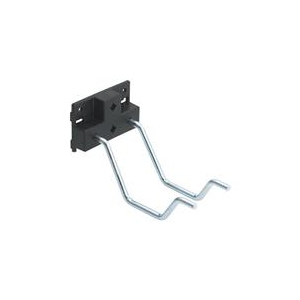 トラスコ中山 TRUSCO　パンチングパネル用クランクフック　2本タイプ　B型ベース PFB-20W-イメージ1