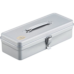 トラスコ中山 トランク型工具箱 333×137×96.5 シルバー FC286DU-3287980-イメージ1