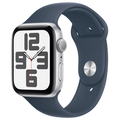 Apple Apple Watch SE(GPSモデル)- 44mm シルバーアルミニウムケースとストームブルースポーツバンド - M/L MREE3J/A