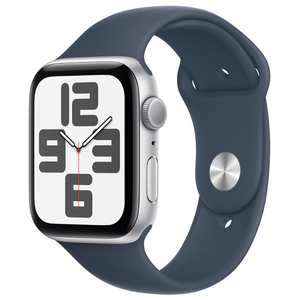 Apple Apple Watch SE(GPSモデル)- 44mm シルバーアルミニウムケースとストームブルースポーツバンド - M/L MREE3J/A-イメージ1