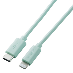 エレコム USB-C(TM) to Lightningケーブル(スタンダード)(1.0m) グリーン U2C-APCL10GN エレコム USB-C(TM) to Lightningケーブル(スタンダード)(1.0m) グリーン U2C-APCL10GN