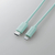 エレコム USB-C(TM) to Lightningケーブル(スタンダード)(1．0m) グリーン U2C-APCL10GN-イメージ2