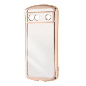 レイアウト Google Pixel 8a用Like standard 耐衝撃 精密設計 TPUソフトケース METAMORU ピンクゴールド RT-GP8ATC13/PGM-イメージ1